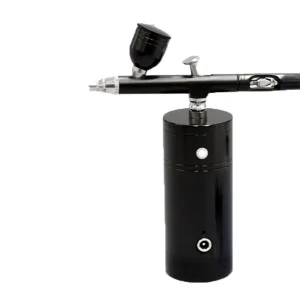 Manufacturer Direct Selling Portable Rechargeable Mini Electric Small Airbrush Air Pump Set Model Spray Paint Coloring