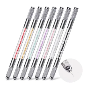 Manufacturer Double Head Microblading Eyebrow Manual Pen Microblading Tool Manual Eyebrow Lips Pen