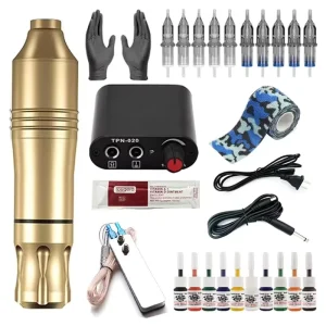 Manufacturer Factory Direct Professional Complete Tattoo Machine Kits Set for Beginner