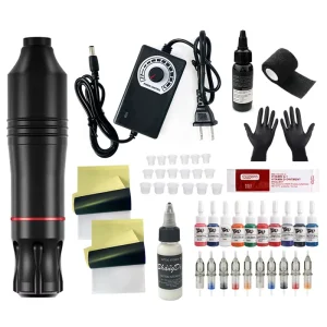 Manufacturer Factory Direct Professional Complete Tattoo Machine Kits Set for Beginner