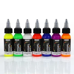 Manufacturer Fluorescent Tattoo Ink Set Permanent Makeup Tattoo Pigment