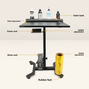 Multi Functional Stainless Steel Tattoo Workbench Console Table Ink Pigment Holder Permanent Makeup Eyebrow Services