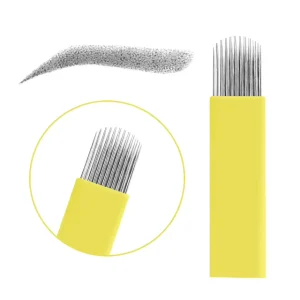 Manufacturing 304# Stainless Steel Material Microblading Needle Manual Fog Tattoo Cartridge Needle