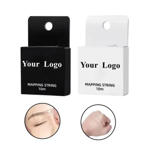 Mapping String Private Label Microblading Eyebrow White Black Mark Pre Inked Brow Mapping String