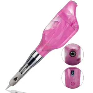 Marble Cordless Microblading Wireless Permanent Makeup Machine Eyebrow Tattoo Gun with LED Display Speed for Ombre Powder Brows