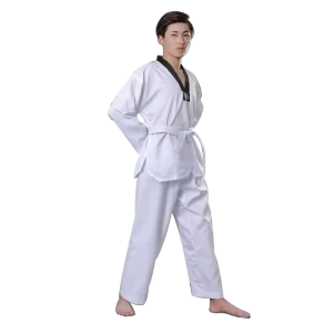 Martial Arts Suit Judo Uniform with White Belt for Adults Unisex Polyester cotton Material Thermo Shaper Brand Karate