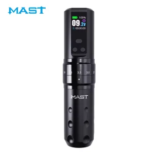 Mast Fold 2 Pro Stroke Adjustable Fast Charge Suitable for Professional Artists Wireless Tattoo Machine Gun