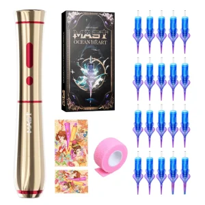 Mast P40 Professional Permanent Makeup Tattoo Machine Pen Tattoo Kit Complete Set