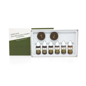 Mastor 6 Colors Kit 15 ml PMU Permanent Makeup Pigment Microblading Eyebrow Tattoo Cream Ink Paste Cream Pigment