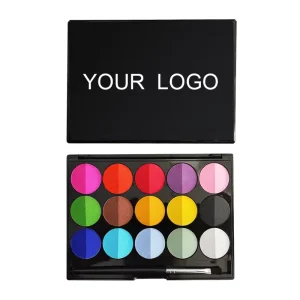 Matte 15 Color Face Body Paint, Water Activated, Washable Painting Palette
