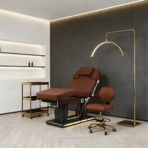 Medical Aesthetic Clinic Salon Grade Electric Massage Bed Adjustable Facial Spa Beauty Treatment Table