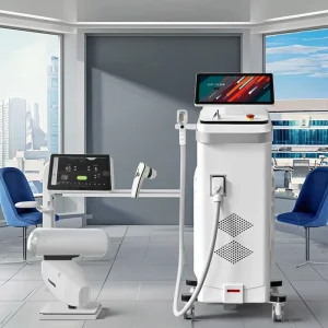 Medical CE Ai Technology With High Power Hair Removal Stationary Device 3-Wave 808nm for Skin Ice Laser Beauty