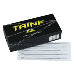 Medical Grade 316 Stainless Steel Disposable Long Tattoo Needles Curved Liner Permanent Feature 0.30 0.35mm Gauge 100% Tattoo