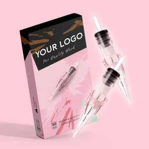 Medical Grade Universal Tattoo Needle Cartridges Prevent Backflow EO Gas PMU Needles for Permanent Makeup Eyebrow and Lips
