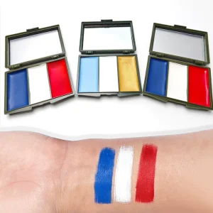 Mei Shang Children’s Football Fan Face Paint Natural Plant Material EN71 Certified 120g World Party Essential (EU & USA)