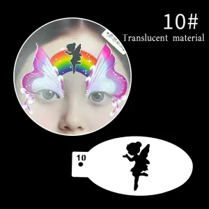 Mei Shang Hot Selling Children’s Cartoon Body Painting Templates and Tattoo Designs for Face and Body Art
