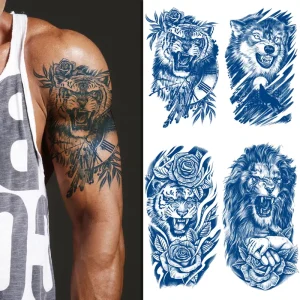 Men Women 2 Weeks Natural Juice Ink Temporary Tattoo Stickers Personalized Jagua Semi Permanent Tattoo Custom