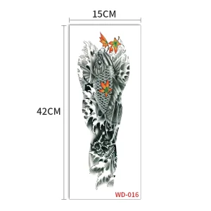 Men’s Eco-friendly Non-toxic Temporary Waterproof Body Cool Designs 21x15cm Arm Tattoo Sticker