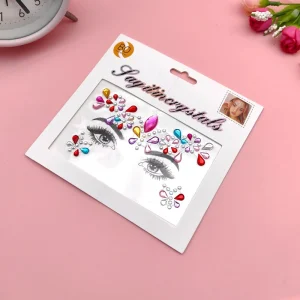 Mermaid Face Gems Glitter Rhinestone Rave Festival Stickers Jewels Crystals for Eyes Body Temporary Tattoos