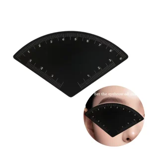 Metal Easy Eyebrow Mapping Ruler Pmu Microblading Eyebrow Mapping Stainless Steel Ruler Brow Mapping Ruler