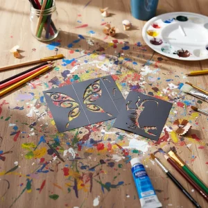 Metallic Temporary Tattoo Sticker Silver and Gold Colors for Body Application