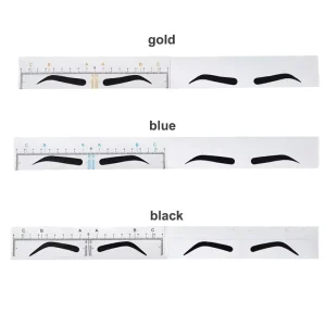 Microblading Accessories Disposable Eyebrow Ruler Sticker Shaping Permanent Makeup Supplies Airbrush Eyebrow Stencils Sticker