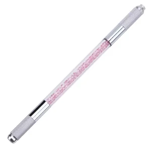 Microblading Accessories Dual Head Crystal Eyebrow Tattoo Pen Permanent Manual Tattoo Pen