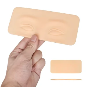 Microblading Accessories Pair Eyebrows Silicone Practice Pad 3D Cosmetic Tattoo Brow Makeup Skin Microblading Practice Kit