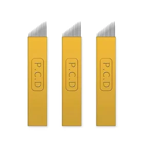 Microblading Blades Permanent Makeup Eyebrow Lip Tattoo Sloped Needles for Microblading Supplies Microblading Kits