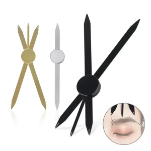Microblading Compass Eyebrow Positioning Measurement Ruler Permanent Makeup Accessory Eyebrow Design Golden Ratio Tool Supplies
