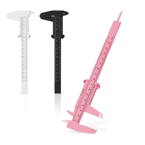 Microblading Eyebrow Measuring Tools Plastic Vernier Caliper Ruler Eyebrow Ruler Stencils Permanent Makeup Accessories