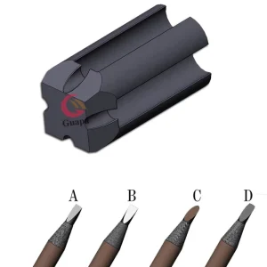 Microblading Eyebrow Pencil Sharpener Permanent Makeup Tattoo Supplies 4 in 1 Duckbill Sharpener for 1818 Pencil Tools