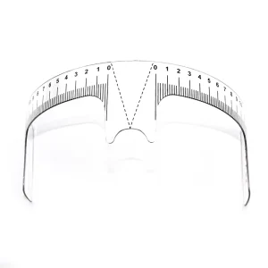 Microblading Eyebrow Ruler for Tattoo Accessories Plastic Reusable Brow Measure Ruler Body Art Product