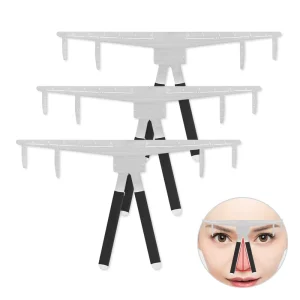 Microblading Eyebrow Tattoo Stencil Ruler Balance Shaper Template Definition Permanent Makeup 3D Kit for Microblading