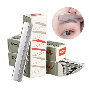 Microblading Eyebrow Trimmer 10pcs/Box Disposable Brow Razor Eyebrow Trimming Blade