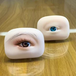 Microblading Eyelids Practice Skin 5D Silicone Realistic Eyeliner Brow Mold Permanent Makeup Tattoo Training Tool