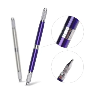Microblading Manual Pen Three Heads Eyebrow Tebori Microblading Needle Permanent Tattoo Pen