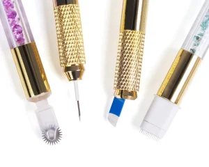 Microblading Manual Pen Two Head Permanent Tattoo Pen for Eyebrow Lips