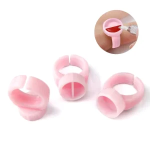 Microblading Permanent Makeup Ink Holder Pigment Silicone PMU Tattoo Ring Cup