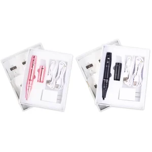 Microblading Permanent Makeup Tattoo Machine Set Black Pearl 1.0 to 3.0 Eyebrow Tatoo PMU Machine Kit