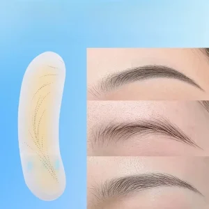 Microblading Practice Patch Silicone 7x2cm Lightweight Brow Pattern Skin PMU Supplies Permanent Makeup Training Tool