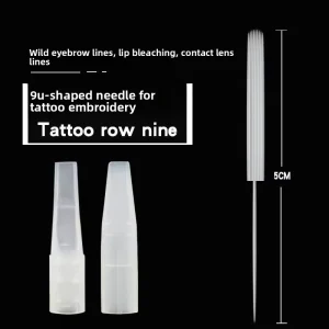 Microblading Semi Permanent Machine U9 U Shaped Needle 5cm Wild Line Bionic Line Eyebrow Eyeliner Lip