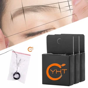 Microblading Supplies PMU Lip White Eyebrow Shaping Mapping Paste Kit Tools with 10m Mapping String