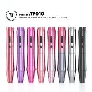 TP010 Rechargeable Wireless Rotary Tattoo Machine Dermografo PMU Eyebrow Microblading Permanent Makeup Machine