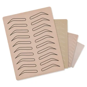 Microblading Tattoo Eyebrow Practice Skin Cosmetic Permanent Makeup Training Supplies Silicone Latex 1mm Thickness No Ink Needed
