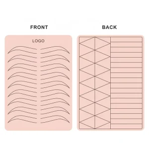 Microblading Thick Silicone Latex Double Side PMU Microshading Training Tool Black Tracing Lines Permanent Makeup Accessory