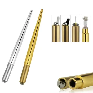 Microblading Universal Holder Permanent Makeup Tattoo Manual Pen for 3D Tebori Eyebrow Micro Blading Blade