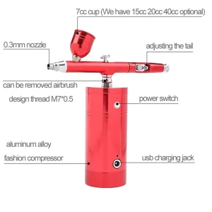 Mini Airbrush Compressor Kit