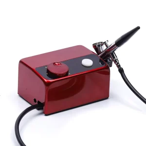 Mini Airbrush Compressor with Dual Action Spray Gun for Makeup Nail Art and DIY Projects