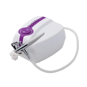 Mini Airbrush Kit Air Compressor 220V Single Action 0.3-0.5mm Airbrush Gun Air Brush Set for Body Paint (BDA60001)